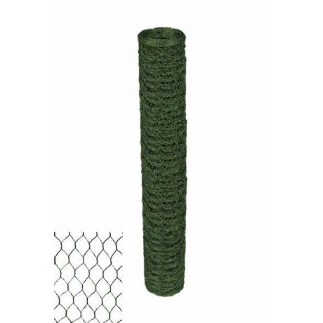 Pletivo Králík 6-ti hranné, oko 20 mm PVC zelená 6005