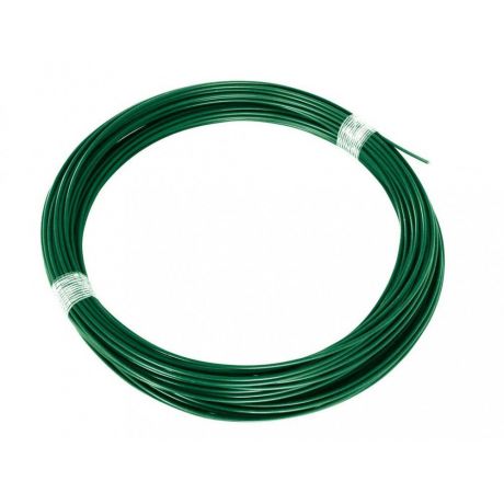 Drát napínací Ø 2,5/3,5 mm, návin 52 m PVC zelený 6005
