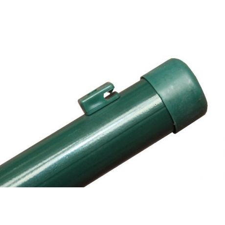Sloupek kulatý Ø 48 mm, výška 200 cm PVC zelený 6005