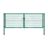 Brána PILOFOR 3D 4118x2045 RAL 6005 PVC zelena