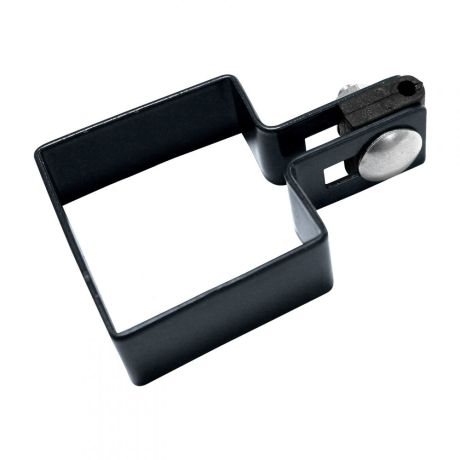 Objímka na sloupek 60x60 mm, koncová, PVC černá