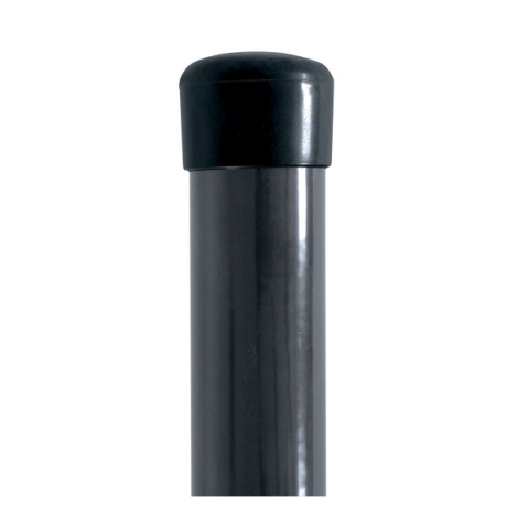 Sloupek kulatý, průměr 48 mm, výška 250 cm, PVC antracit