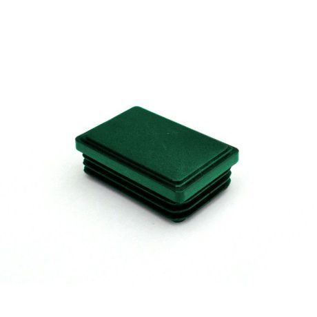 Zátka na sloupek 60x40 mm, PVC zelená