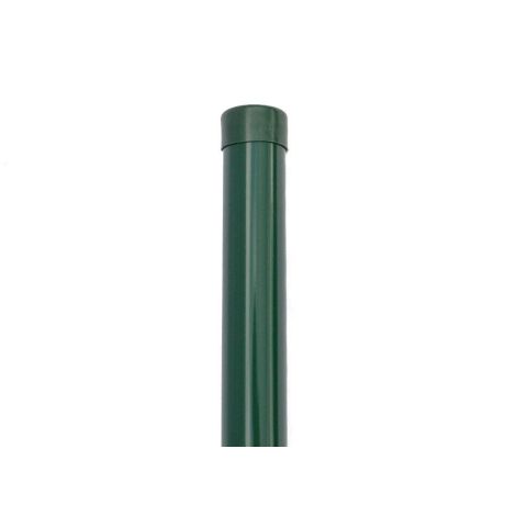 Sloupek kulatý, průměr 38 mm, výška 250 cm, PVC zelený